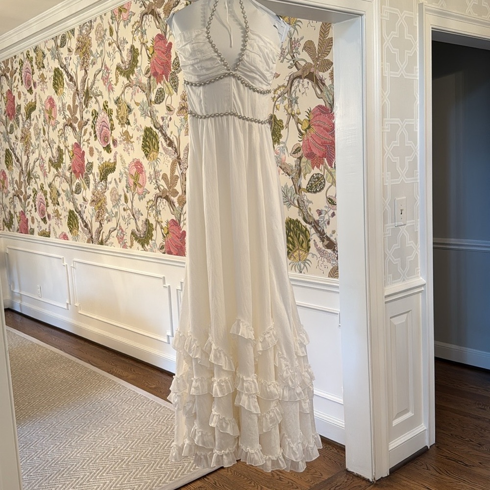V Chapman Scarlette Halter dress